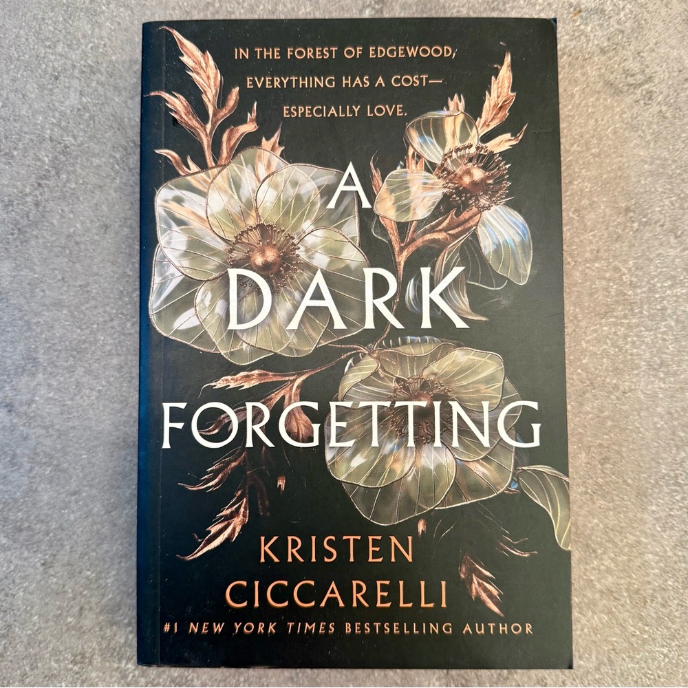1st Edition: A Dark Forgetting Kristen Ciccarelli Book Romantasy Special Edition
